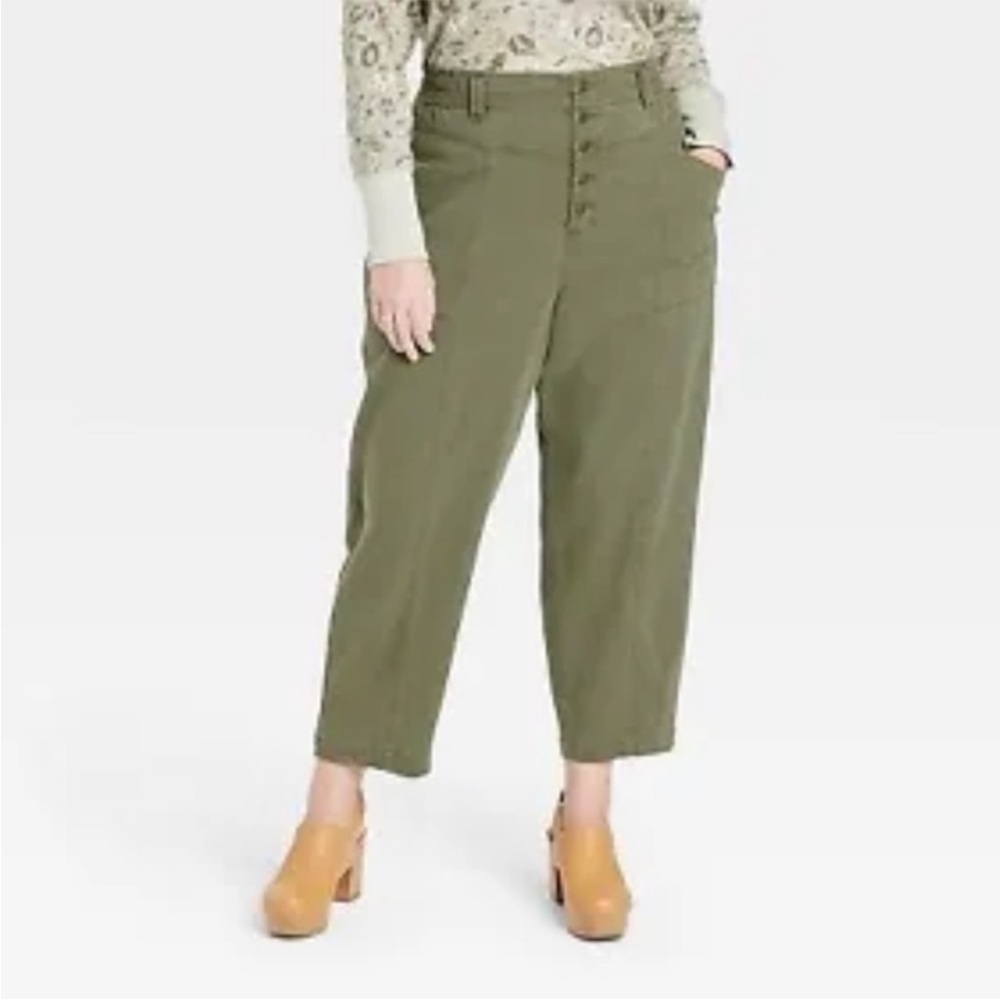 Knox Rose Mid Rise Tapered Pants